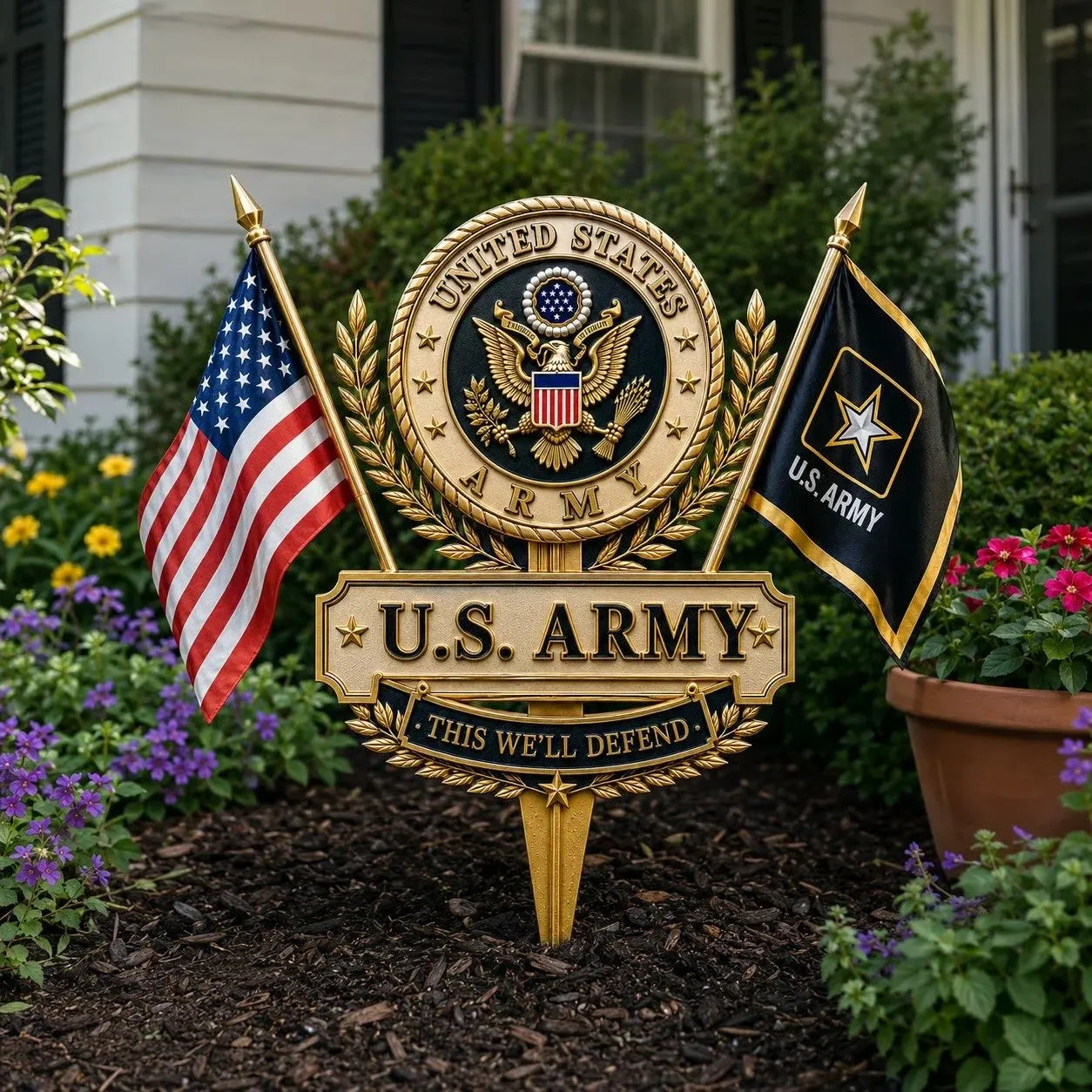 🏆Last Day Promo: 70% OFF 🎖️- US Marine Corps Semper Fidelis Tribute Garden Stake